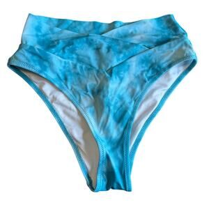 VS PINK Crossover High Waisted Cheeky Bikini bottoms XS